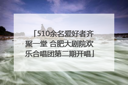 510余名爱好者齐聚一堂 合肥大剧院欢乐合唱团第二期开唱