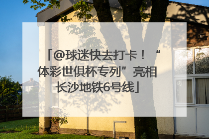 @球迷快去打卡！“体彩世俱杯专列”亮相长沙地铁6号线