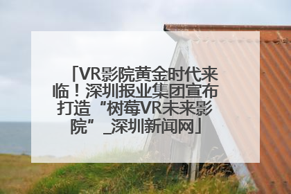 VR影院黄金时代来临！深圳报业集团宣布打造“树莓VR未来影院”_深圳新闻网